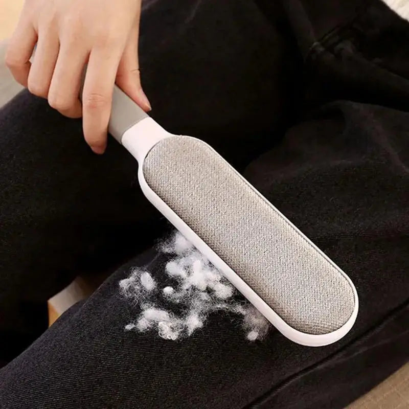 Furvio™Double-Sided Pet Hair Remover, Manual Electrostatic Sticky Lint Brush, for Cat, Clothing, Sofa, Furniture, Carpet Cleaning
