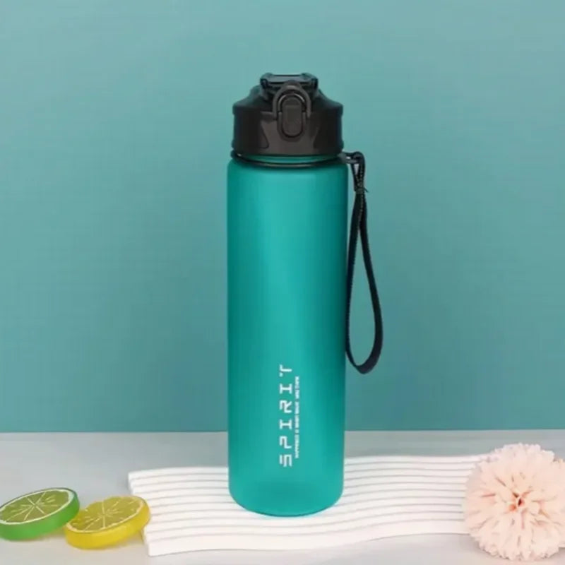 Furvio™Sports Water Bottle with Time-Tracking Straw Leak Proof Locking Flip Cover for Easy Carry Ideal for Outdoor Adventures