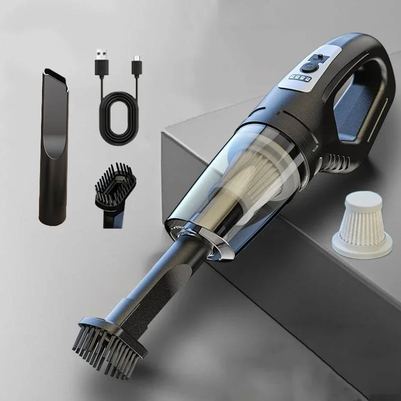Furvio™120W Portable Car Vacuum Cleaner USB Charging Handheld Cordless Vacuum Cleaner Powerful Suction for Auto/Home/Office/Pet Hair