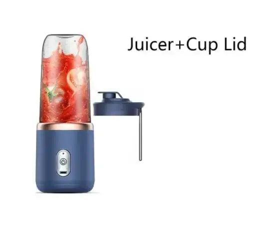Furvio™Portable Blender Bottle Electric 6 Blades Multifunction Juice Blender Fresh Juice Smoothie Blender Ice CrushCup Food Processor