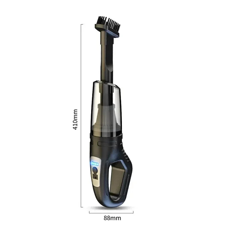 Furvio™120W Portable Car Vacuum Cleaner USB Charging Handheld Cordless Vacuum Cleaner Powerful Suction for Auto/Home/Office/Pet Hair