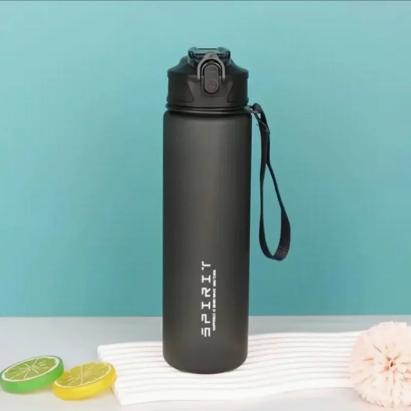 Furvio™Sports Water Bottle with Time-Tracking Straw Leak Proof Locking Flip Cover for Easy Carry Ideal for Outdoor Adventures