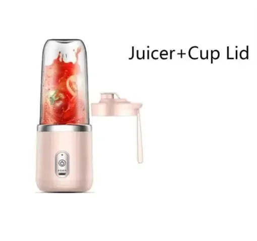Furvio™Portable Blender Bottle Electric 6 Blades Multifunction Juice Blender Fresh Juice Smoothie Blender Ice CrushCup Food Processor