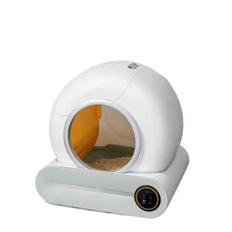 Furvio™Smart Cat Litter Box Fully Automatic Large Capacity Cat Litter Box Semi-enclosed Smart Cat Toilet APP Remote Control