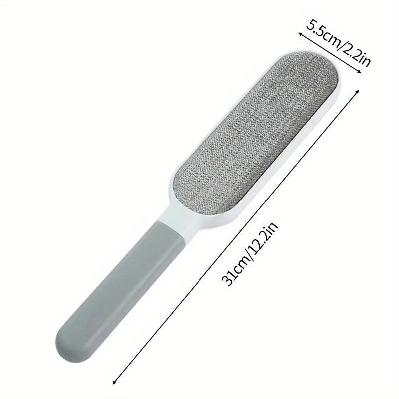 Furvio™Double-Sided Pet Hair Remover, Manual Electrostatic Sticky Lint Brush, for Cat, Clothing, Sofa, Furniture,  Carpet Cleaning
