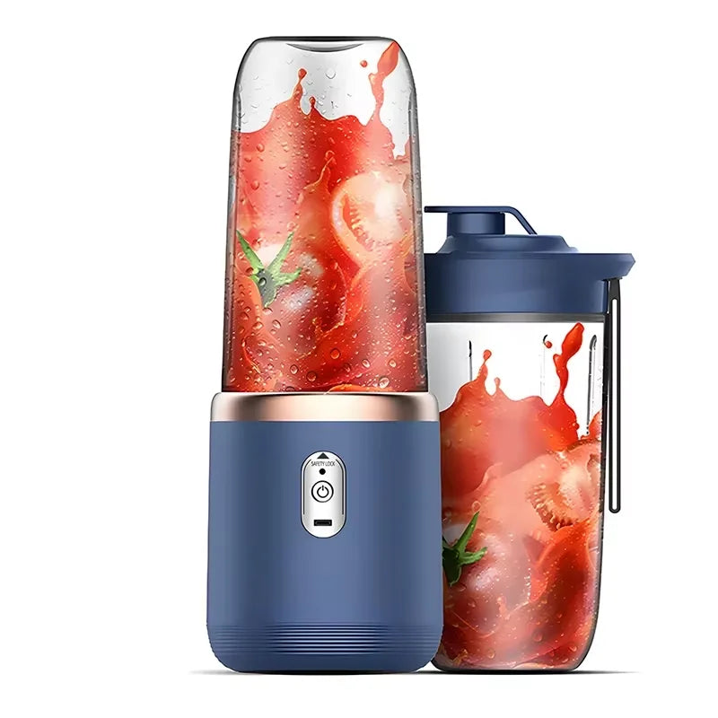 Furvio™Portable Blender Bottle Electric 6 Blades Multifunction Juice Blender Fresh Juice Smoothie Blender Ice CrushCup Food Processor