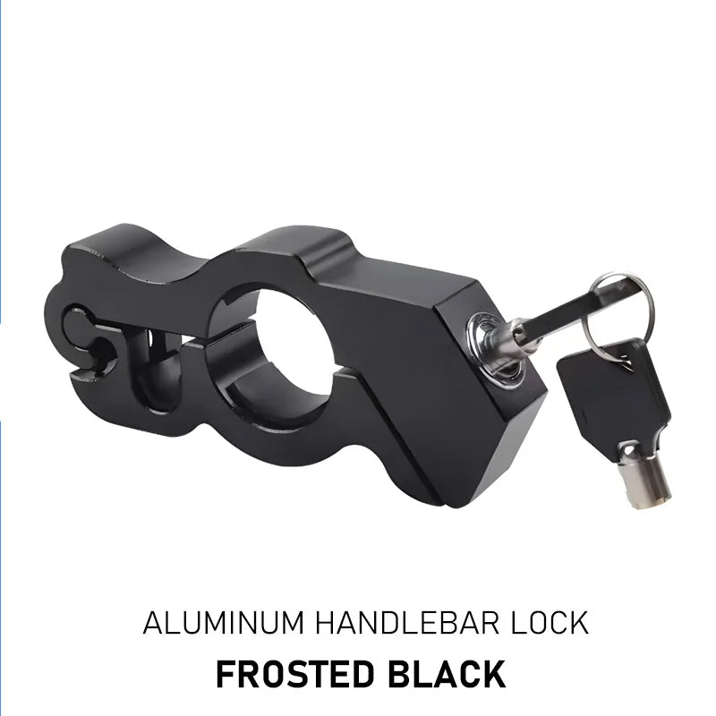 Furvio™Motorcycle Handlebar Lock Handlebar Brake Handle Solid Lock Imitating Steal Lock Pull Rod ATV Dirt Street Bikes Anti Theft