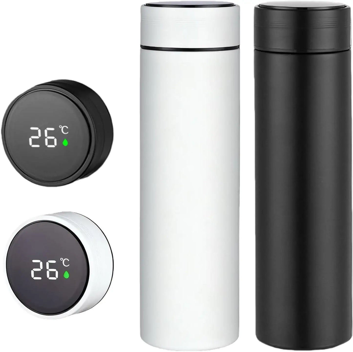 Furvio™500ML Intelligent Temperature Display Thermos Bottle Vacuum Flask 304 Stainless Steel Sports Water Cup Car Insulated Cup