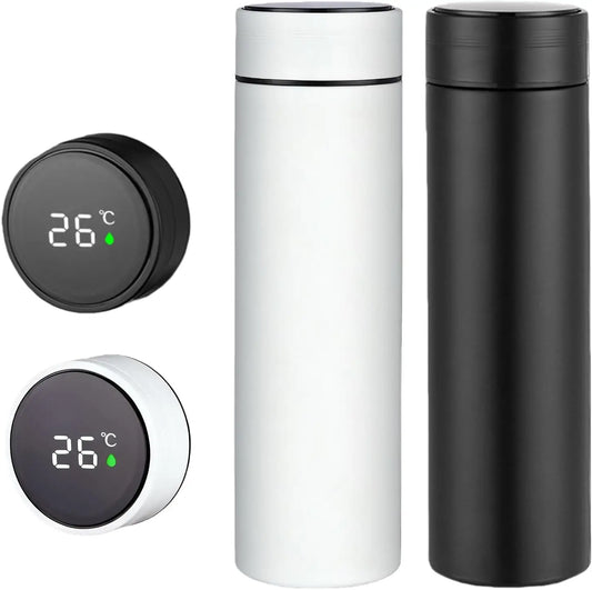 Furvio™500ML Intelligent Temperature Display Thermos Bottle Vacuum Flask 304 Stainless Steel Sports Water Cup Car Insulated Cup