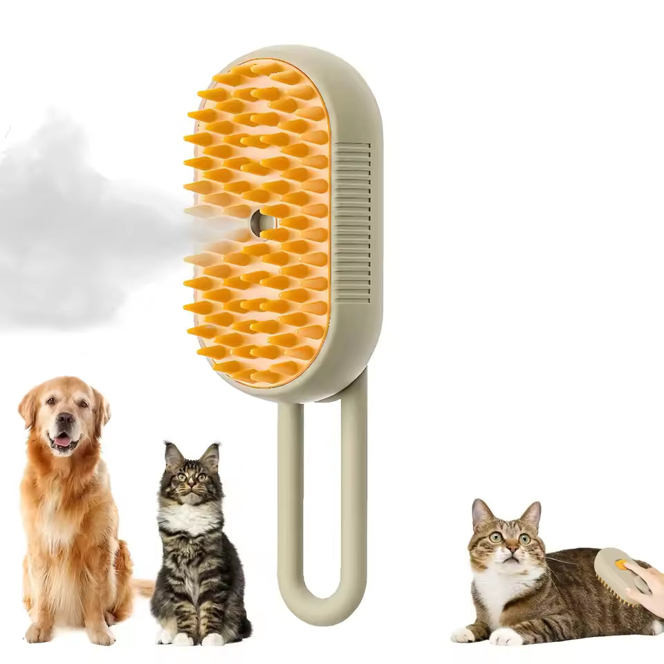 Furvio™ 3-in-1 Steam Grooming Brush for Cats & Dogs